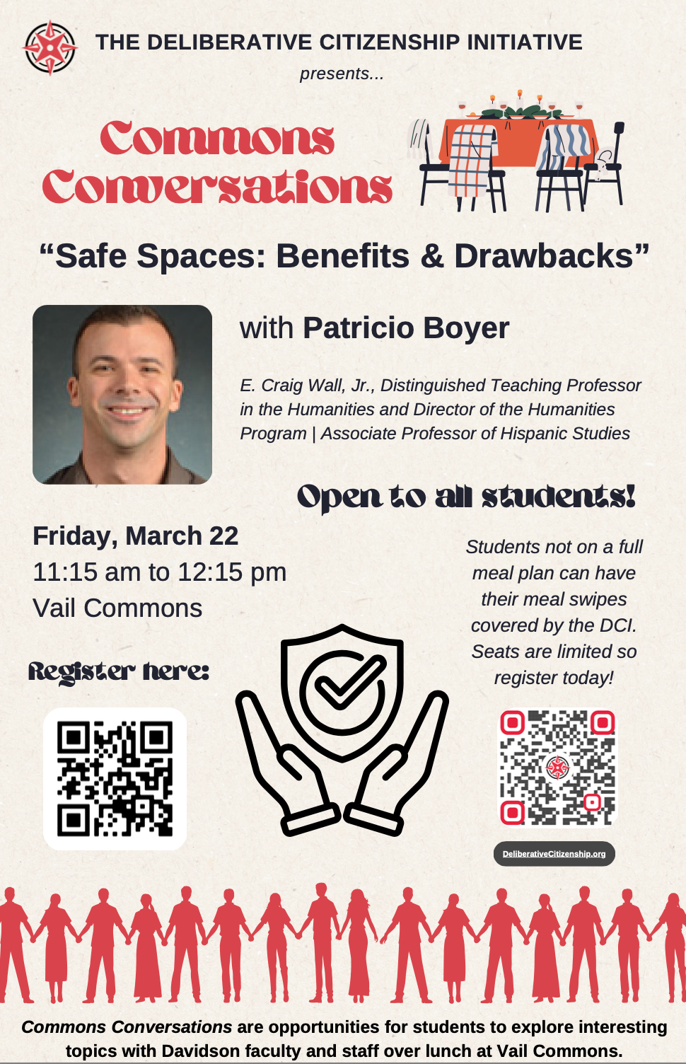 DCI Poster for Commons Conversation with Patricio Boyer